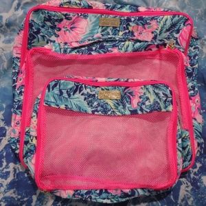 LILLY PULITZER PACKING CUBE SET - BEACH CLUB BLOOM